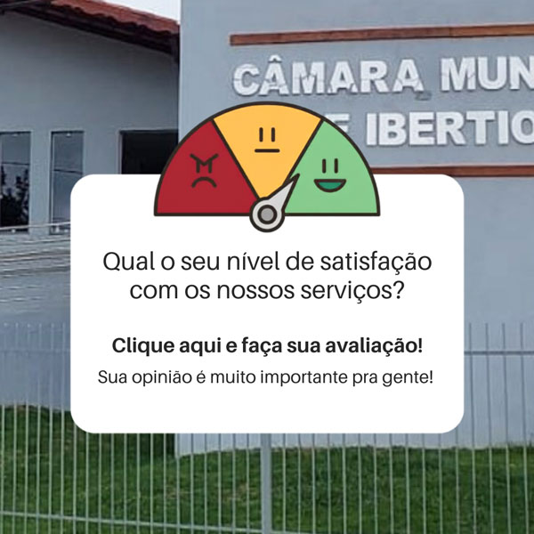 Qual o seu nível de satisfação com os nossos serviços?