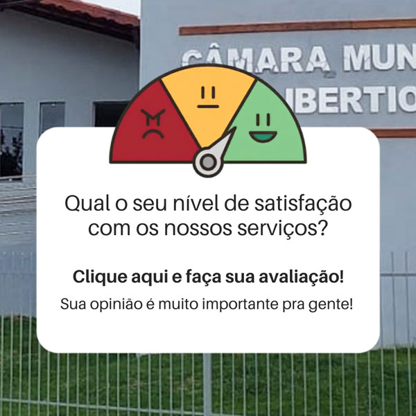 Qual o seu nível de satisfação com os nossos serviços?